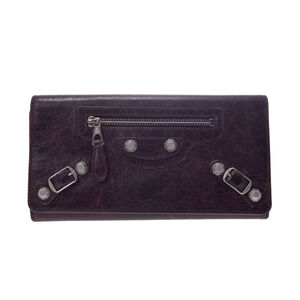 Balenciaga The Money Leather Bag Brown